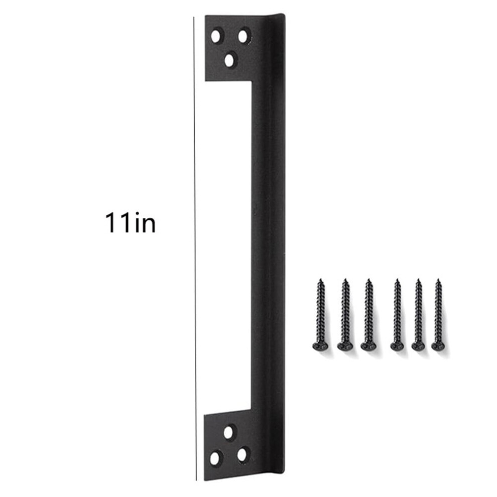 Door Latch Guard Plate L-Shaped Outswing Security Protector 940684967179