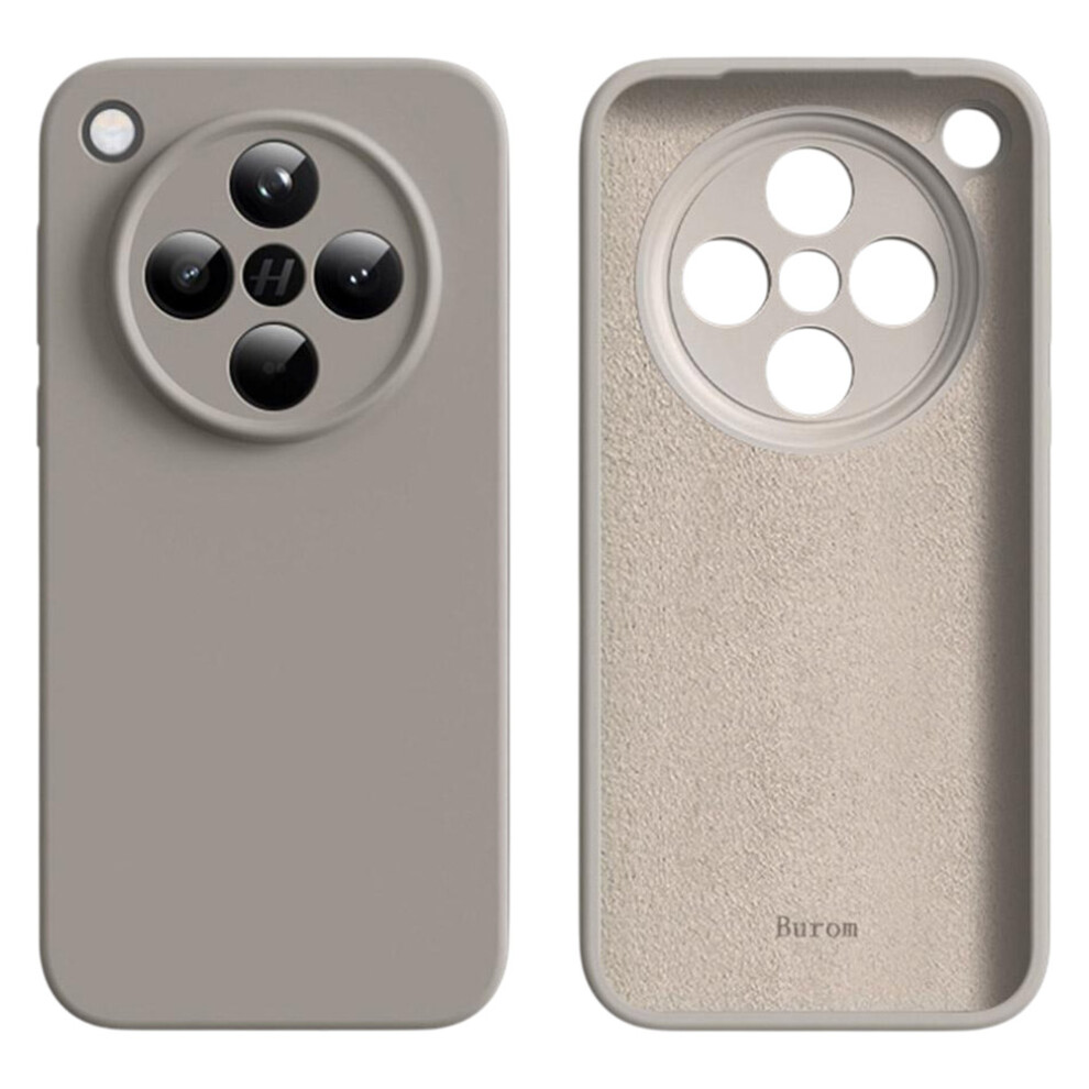 (Grey) For Oppo Find X8 5G Case Precise Cutouts Liquid Silicone + Pc Shockproof Phone Cover Grey 6914294284876