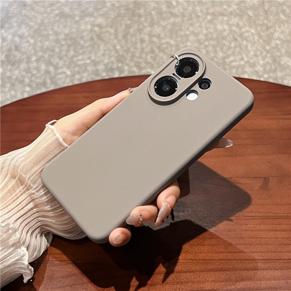 (Grey) For Vivo S30 5G Case Precise Cutouts Liquid Silicone + Pc Shockproof Phone Cover Grey 6914294500075