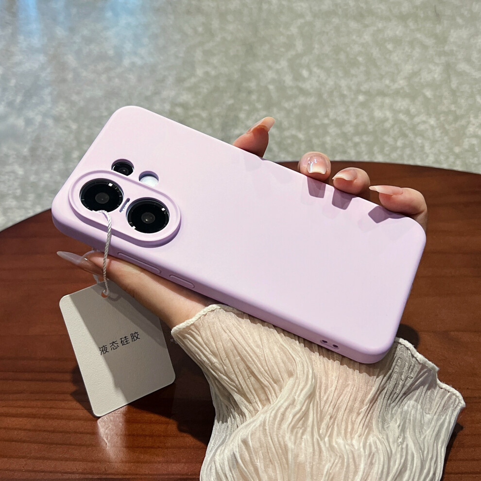 (Light ) For Vivo S30 5G Case Precise Cutouts Liquid Silicone + Pc Shockproof Phone Cover Purple 6914293366603