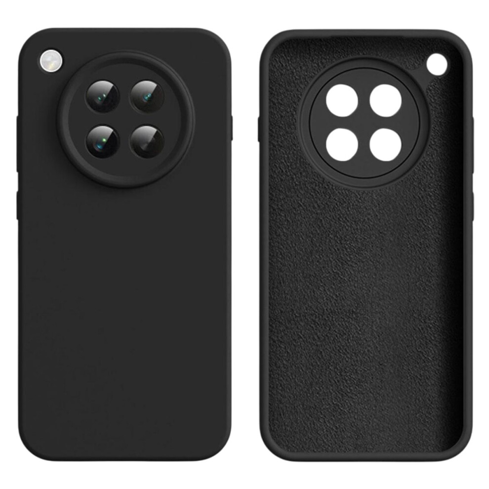 (Black) For Oppo Find X8s 5G Case Precise Cutouts Liquid Silicone + Pc Shockproof Phone Cover Black 6914290286300