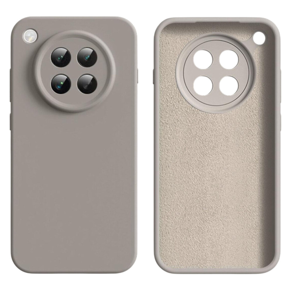 (Grey) For Oppo Find X8s 5G Case Precise Cutouts Liquid Silicone + Pc Shockproof Phone Cover Grey 6914299685296