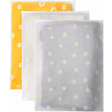 Lot de 10 sacs à fermeture éclair réutilisables 40 x 50 cm, sacs de rangement transparents et imperméables pour vêtements, chaussures, voyages,