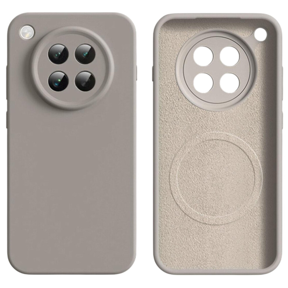 (Grey) For Oppo Find X8s 5G Magnetic Case Precise Cutouts Liquid Silicone + Pc Phone Cover Grey 6914292499234