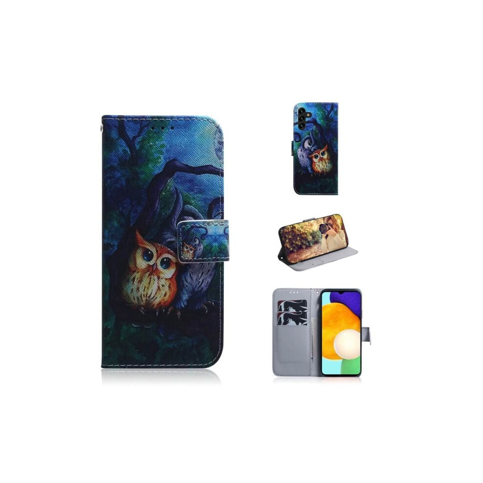 Wallet Case For Samsung Galaxy S23 Fe Owl Design 962125198348