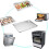 Tutuviw baking sheet with wire rack set 9.2 x 6.8 inches 2