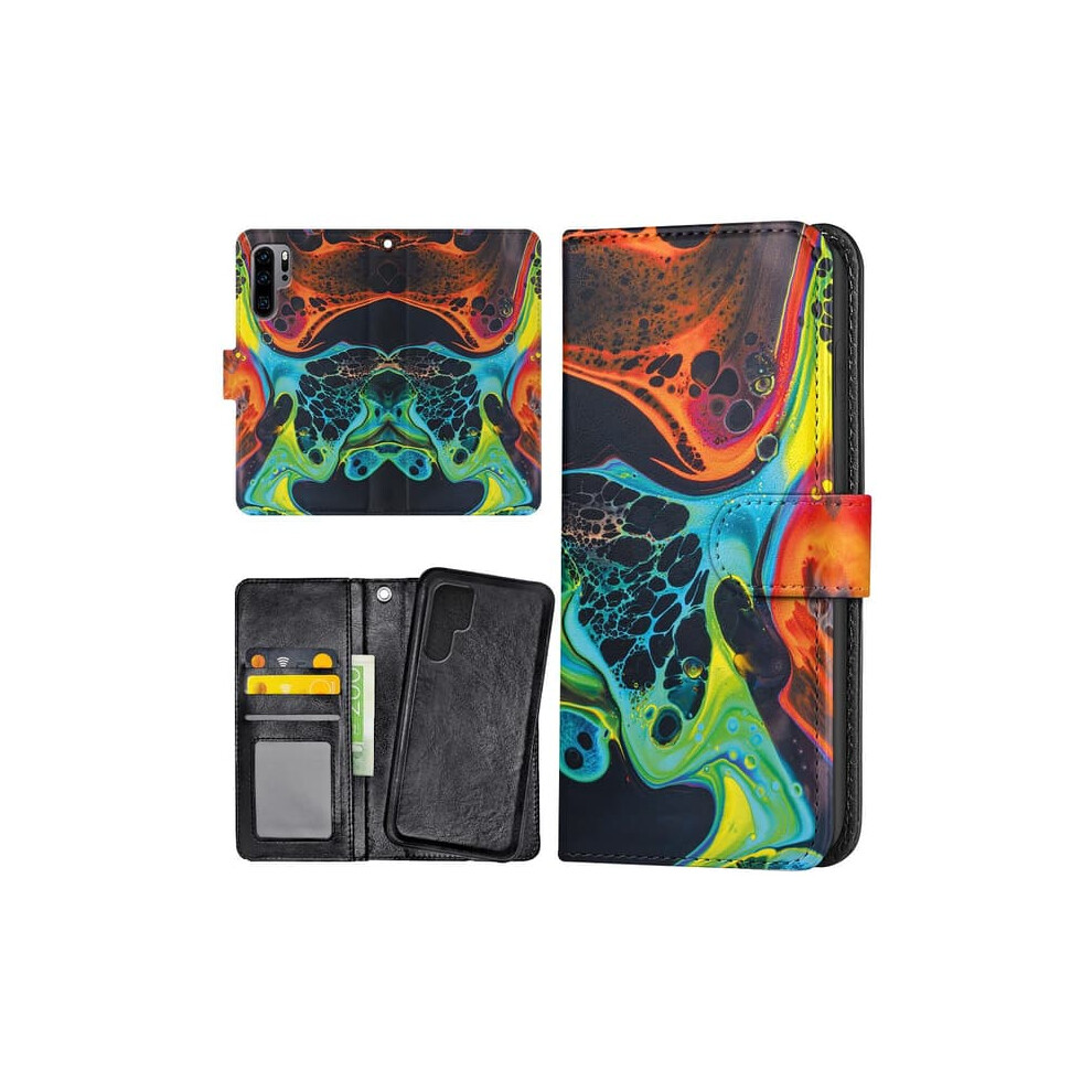 Huawei P30 Pro Wallet Case Marble Design 962125207750