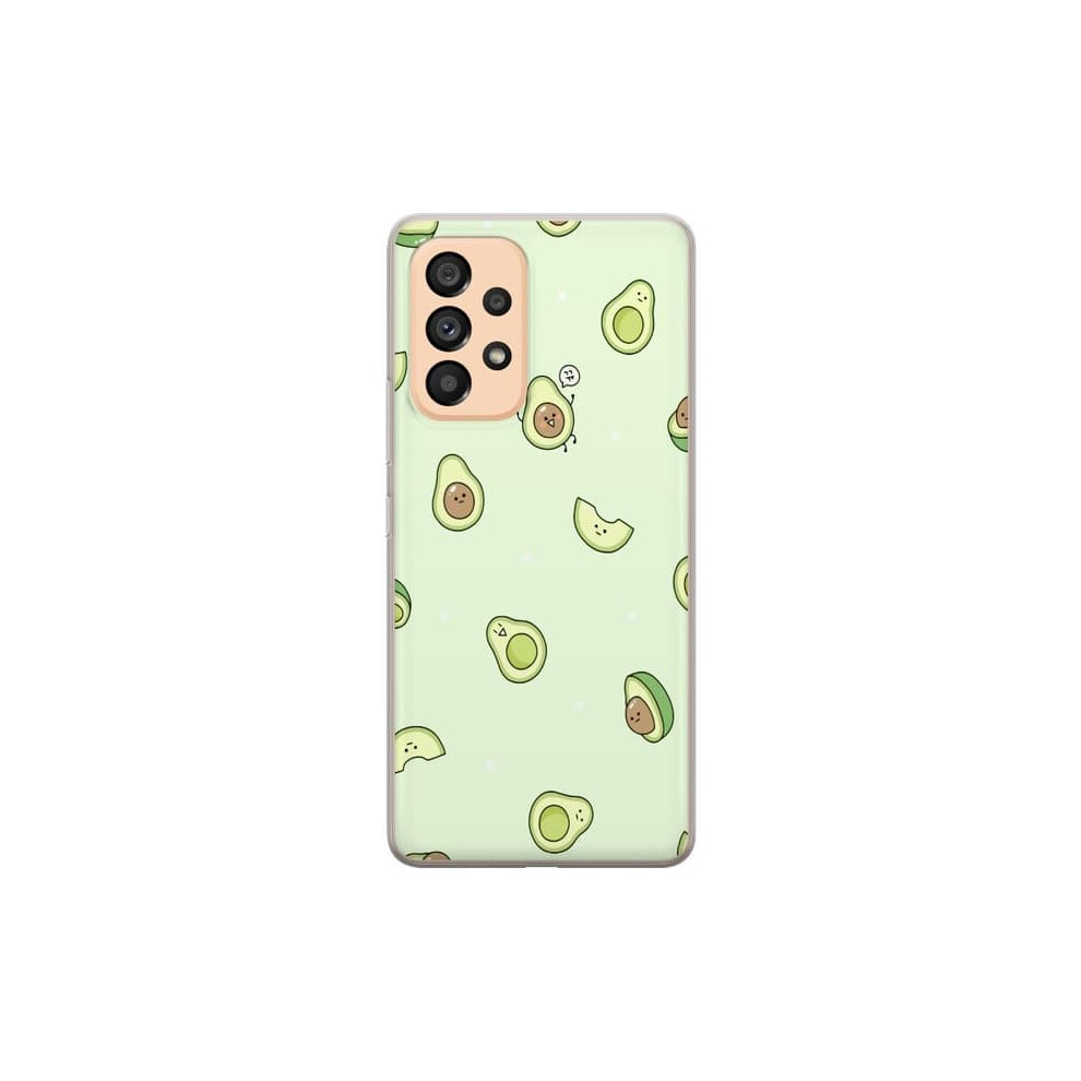 Samsung Galaxy A53 5G Transparent Case Happy Avocado 962125208603