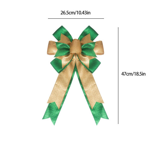 Weihnachtsschleifen aus Polyester, 12er-Pack 2