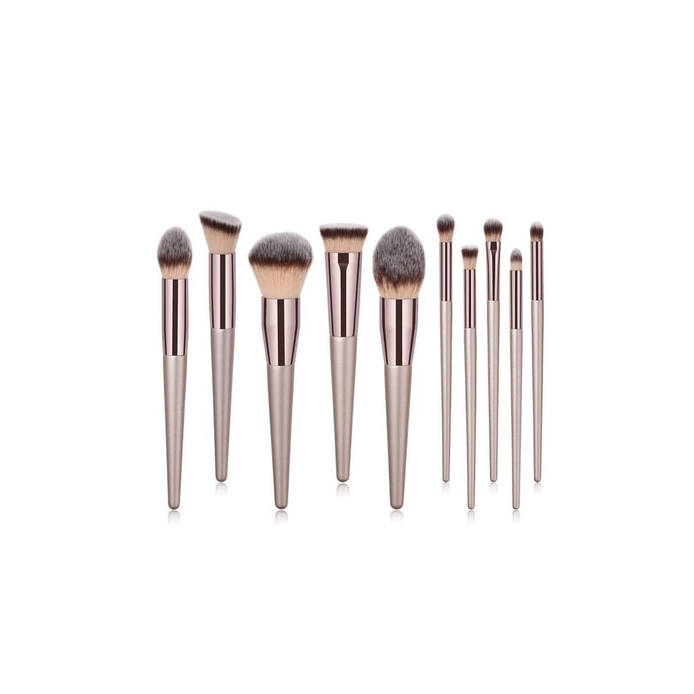 Professional Makeup Brushes Set RosÃ© Rose Gold 10 pcs