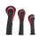 Apooke golf club head covers for woods 3-pack 7