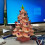 Ceramic Christmas Tree 7.5 inch with 28 Multicolored Lights 7