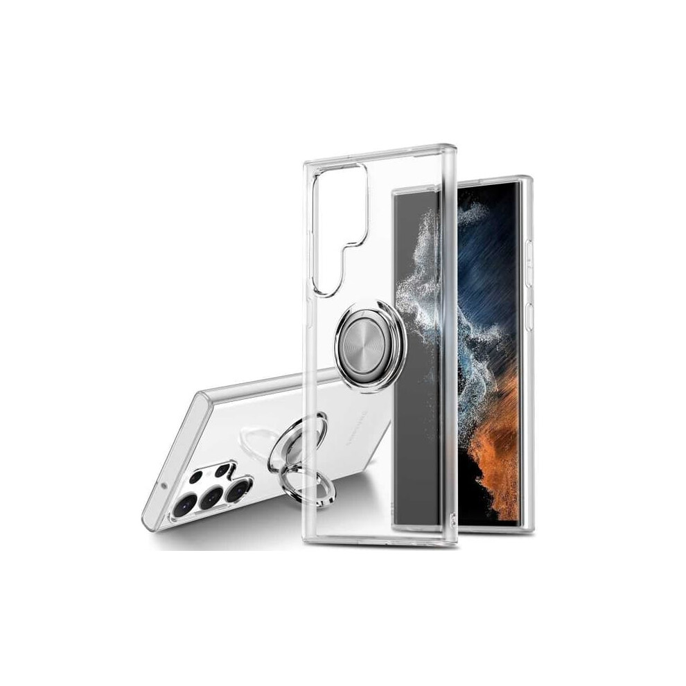 Samsung S23 Ultra Shockproof Phone Case With Ring Holder 962125200188