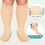 Compression Socks Plus Size 20-30 mmHg Knee High 3 Pairs 7