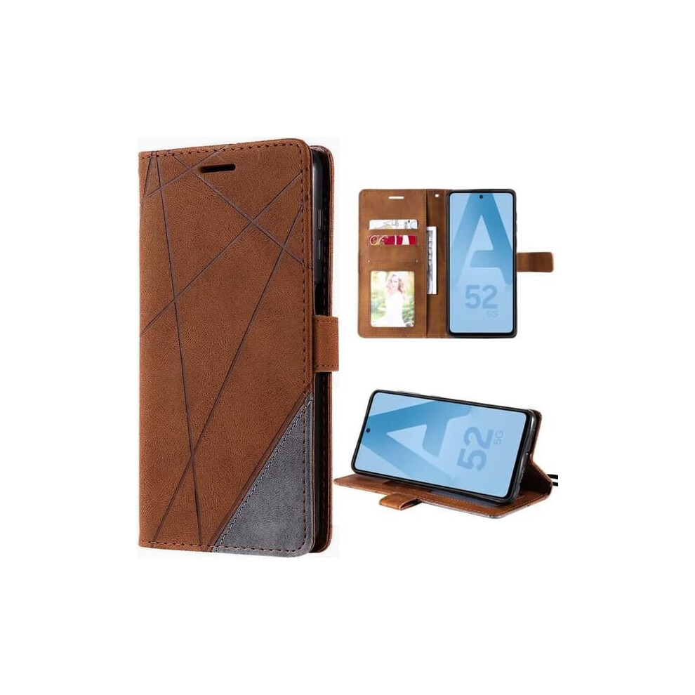Samsung Galaxy A52s 5G Protective Wallet Case Brown 962125206999