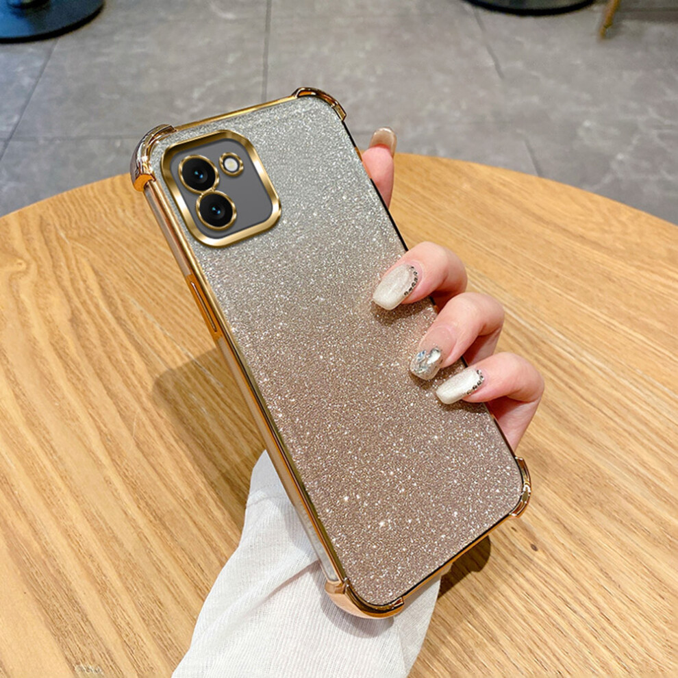 (Gold) For Samsung Galaxy A06 4G Case Glitter Tpu Phone Cover With Reinforced Corners Gold 6914293940087