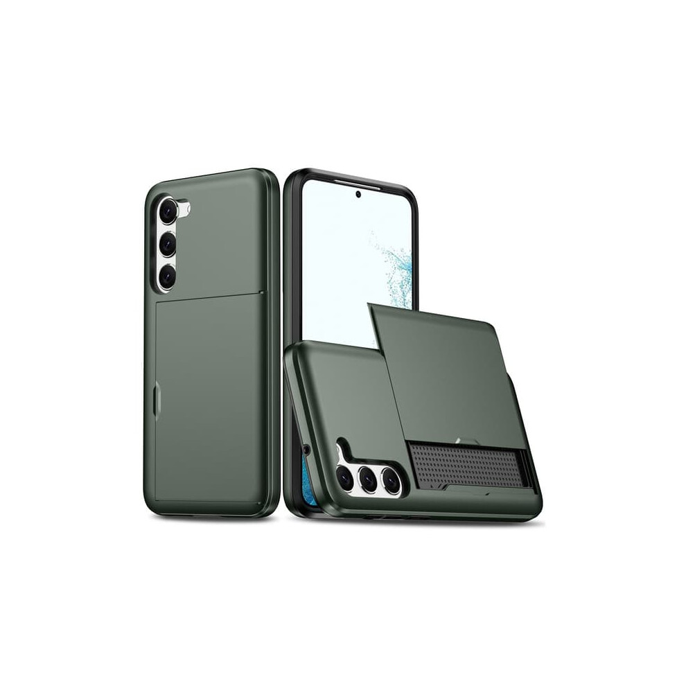 Samsung Galaxy S23 Plus Case With Card Slot Dark Green 962125199758