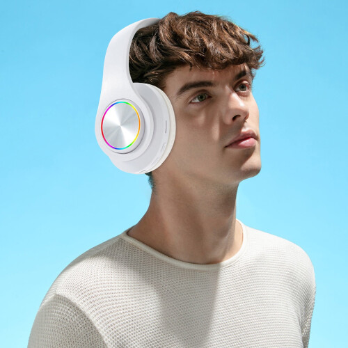 Auricolari Bluetooth Macaron con luce pulsante regolabile 2