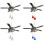 Crystal prism ball ceiling fan pull chain extension with 5