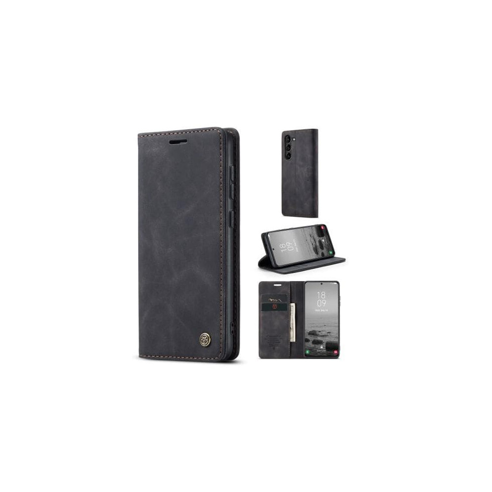 Caseme Wallet Case For Samsung Galaxy S23 - Black 962125190991