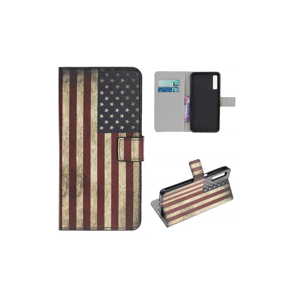 Wallet Case For Samsung Galaxy A50 Usa Flag Design 962125208016