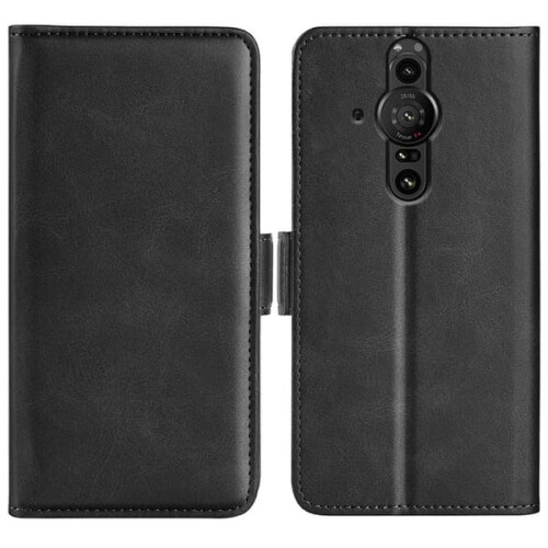 Θήκη πορτοφολιού SKALO συμβατή με Sony Xperia PRO-I Premium - Μαύρο