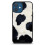 Capa rígida Bjornberry compatível com iPhone 12 - Estampa de vaca 1