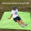 Solacol camping rug reversible tropical straw 12x20 ft 6