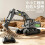 (Extra-large, Single cell) Extra Large Alloy Excavator Electric Remote Control Digger Engineering Vehicle Model Toy for Boys Gift 2