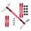 Red Stair Tread Gauge Tool for Accurate Shelf Scribing 3