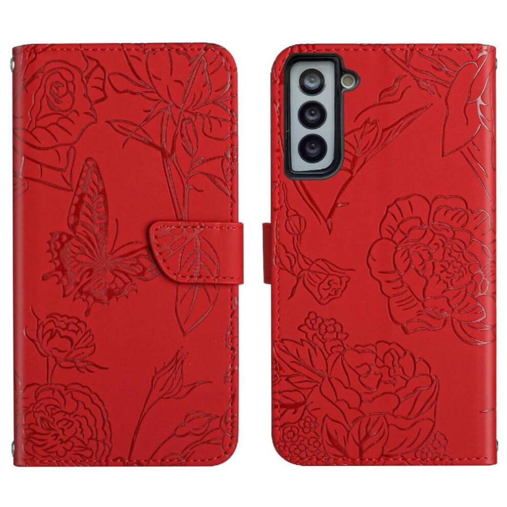Samsung Galaxy S22 Flip Case With Wrist Strap And Floral 971050988665
