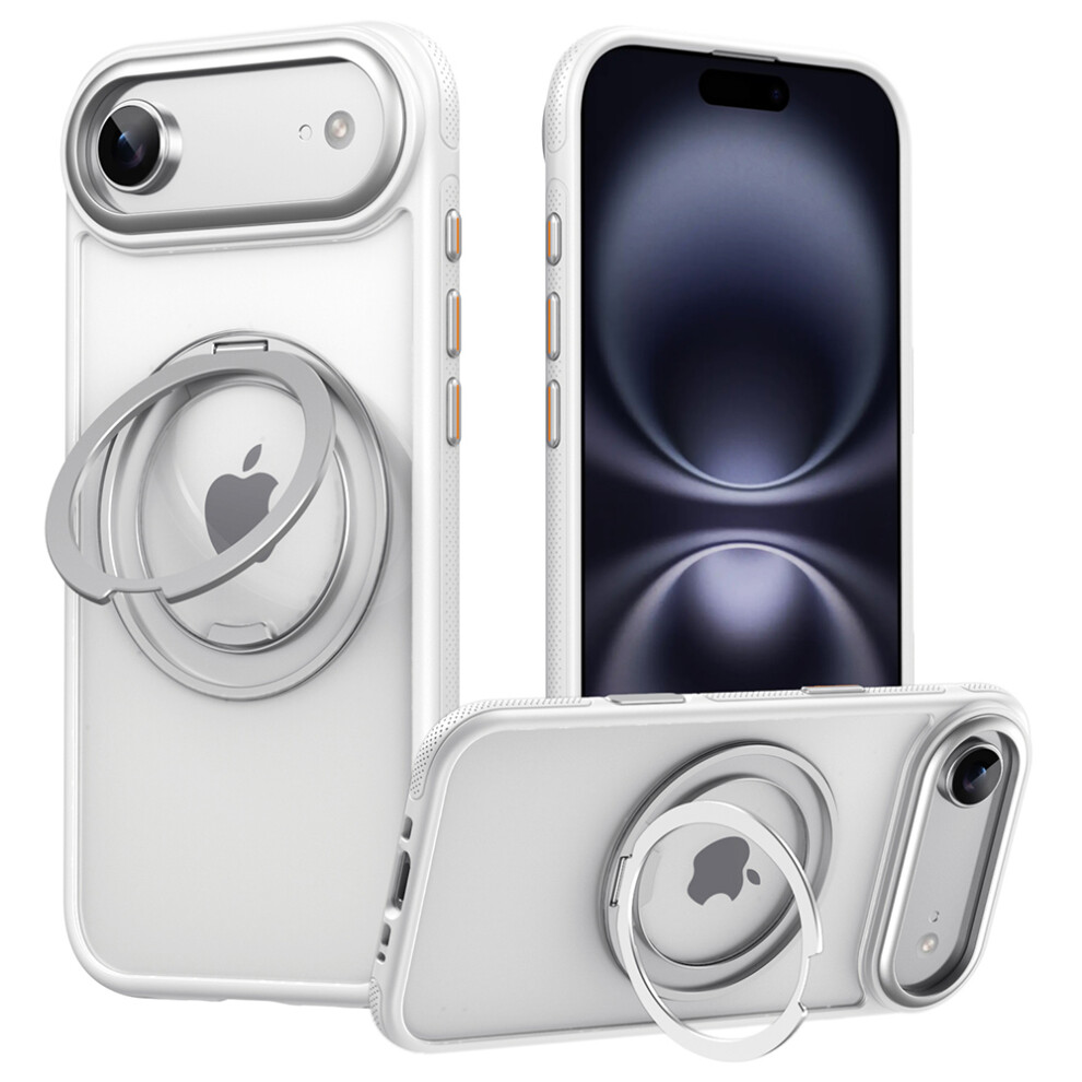 (White) For Iphone Air Case Compatible With Magsafe Kickstand Tpu Pc Phone Back Cover White 6914296184150
