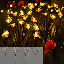 Solar Globe Lights LED Outdoor Garden Lights 4 pcs