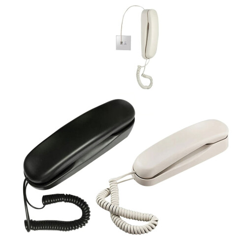 Apooke corded wall phone slim trimline 1 unit 1