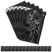 20 Bolsas con cremallera para archivador, bolsas para tarjetas de visita, bolsas de almacenamiento para archivador