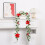 Artificial Rattan Christmas Decoration Snowflake with 6