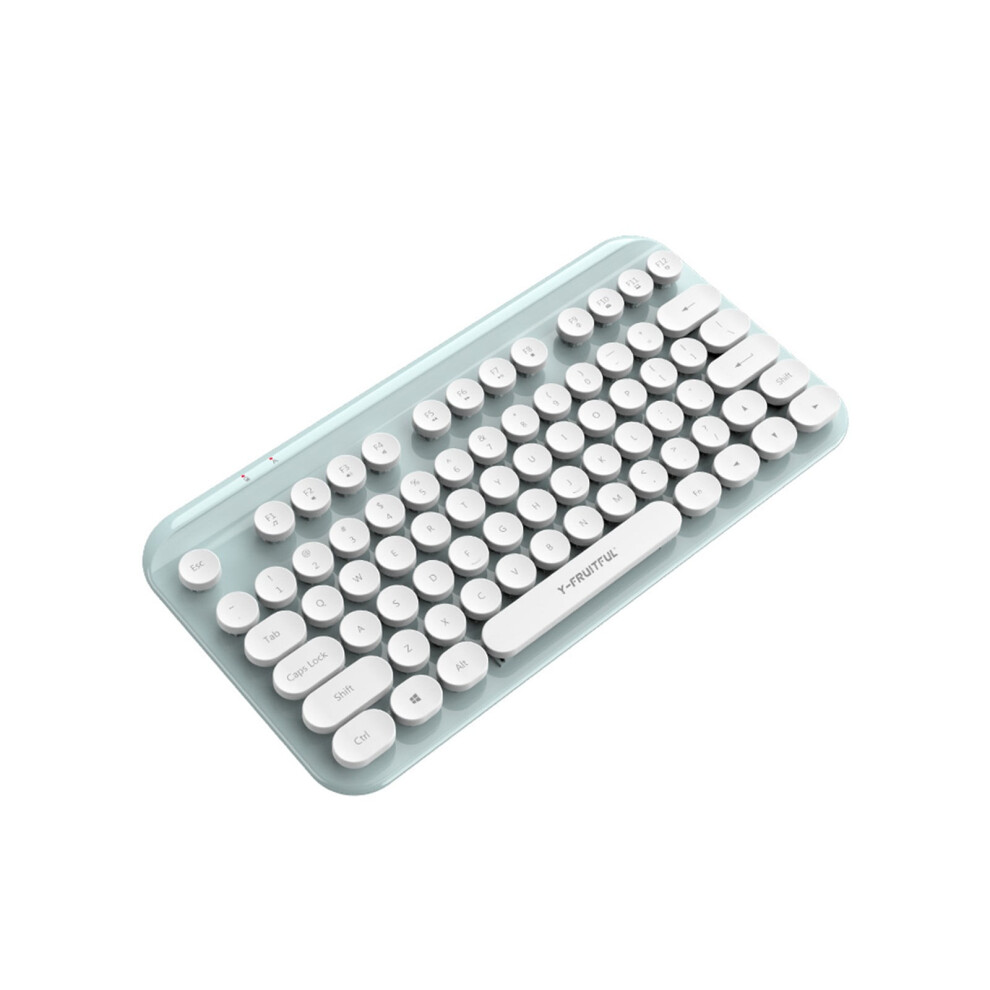 Kiplyki Wireless Keyboard Compact Round Key Quiet 2.4G 975221900951