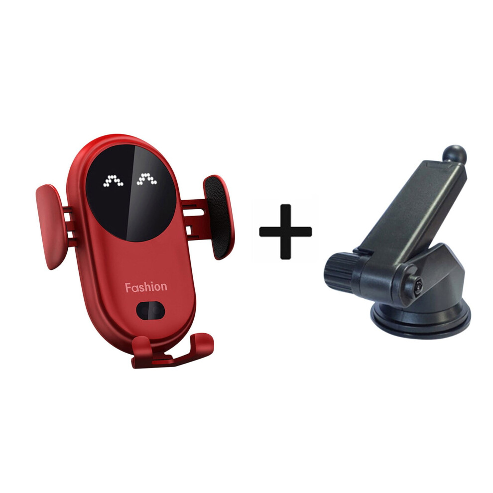 Wireless Car Charger Holder With Infrared Sensor Vent Mount 975221896568