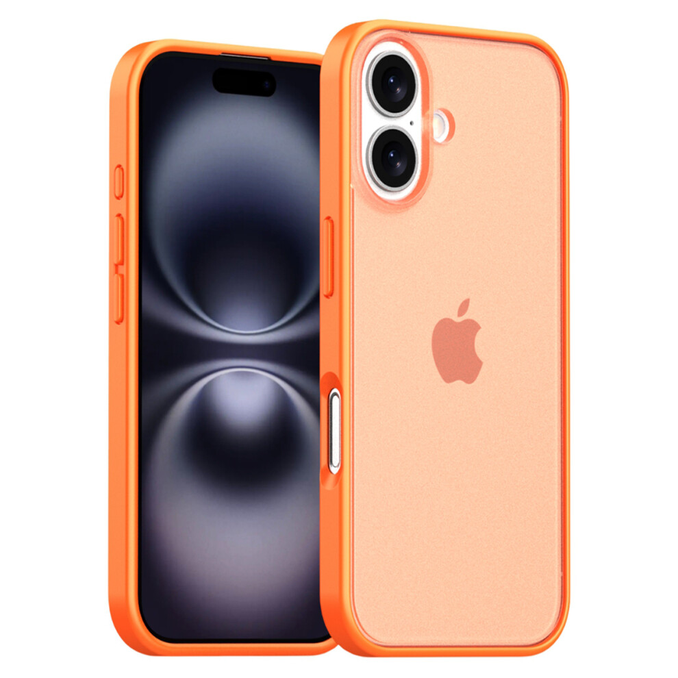 (Orange) For Iphone 17 Case Skin Feel Frosted Pc + Tpu Protective Phone Cover Orange 6914295933872
