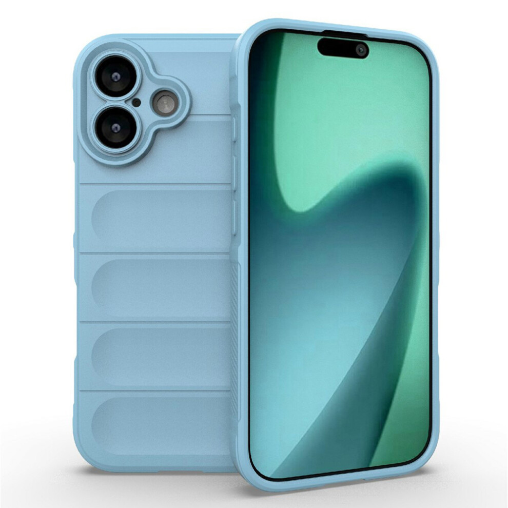 (Baby ) Amorus For Iphone 17 Case Shockproof Soft Tpu Rugged Phone Back Cover Blue 6914291463038