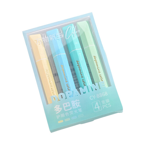Highlighters Chisel Tip Non-Toxic 4 Colors 1