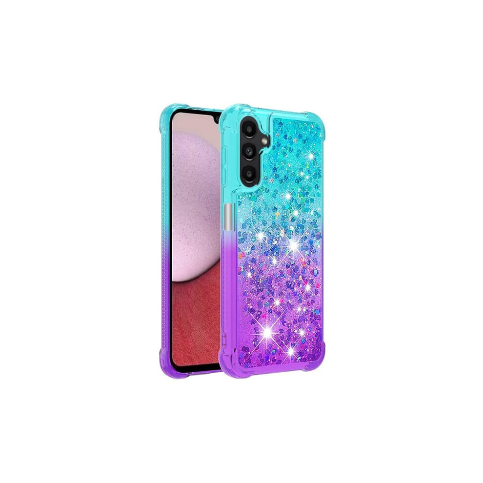 Skalo Tpu Case For Samsung A14 5G Quicksand Glitter Hearts 962125209600