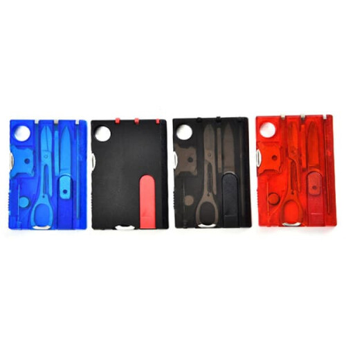 Multi-tool pocket card 12-in-1 red 2