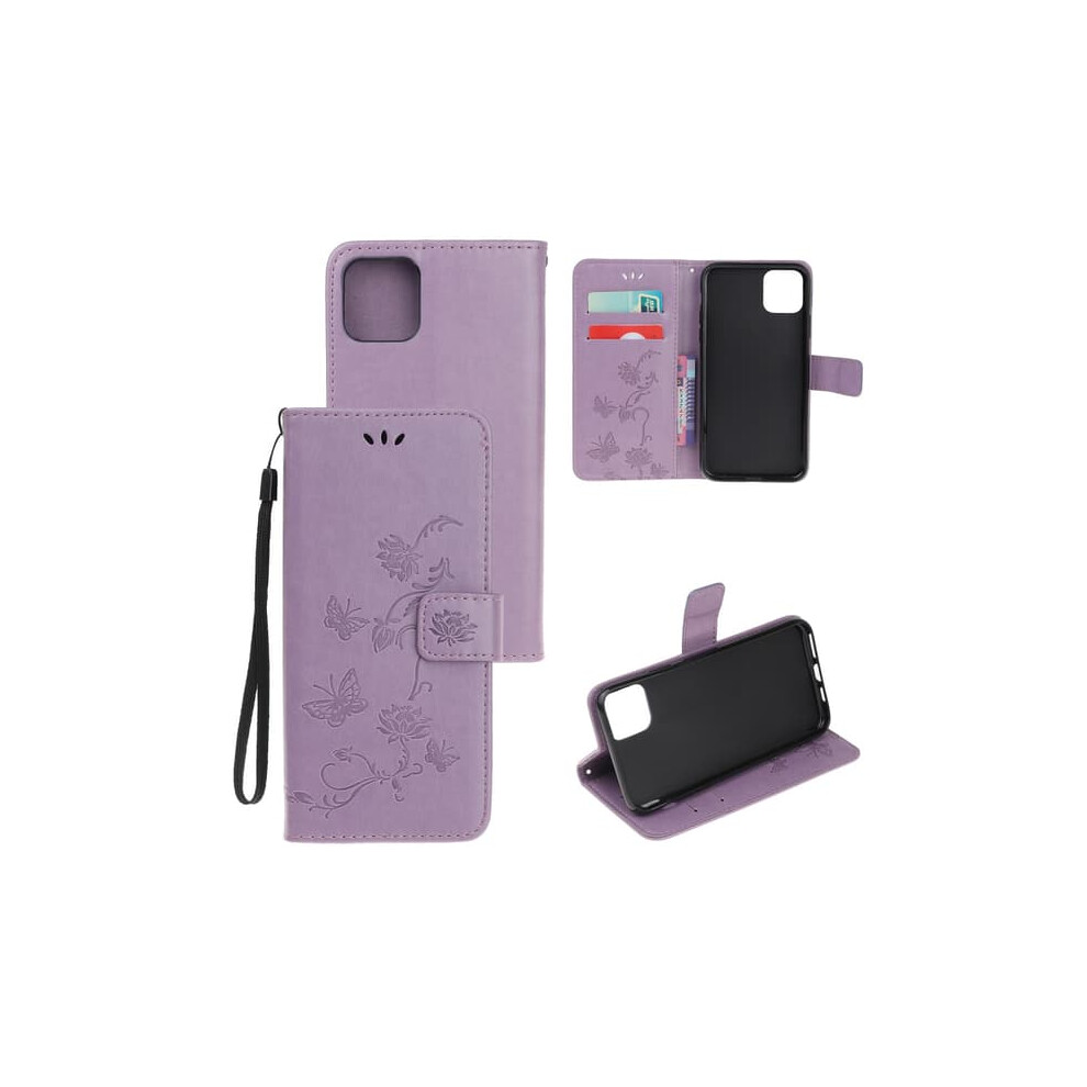 Leather Case For Iphone 12 Mini Butterflies Purple 962125213652
