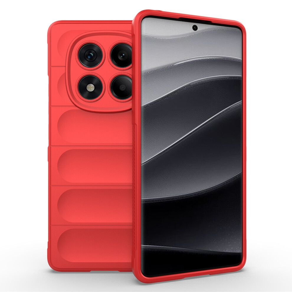 (Red) Amorus For Xiaomi Mi Note 14 Pro 4G Case Shockproof Soft Tpu Rugged Phone Back Cover Red 6914299165170