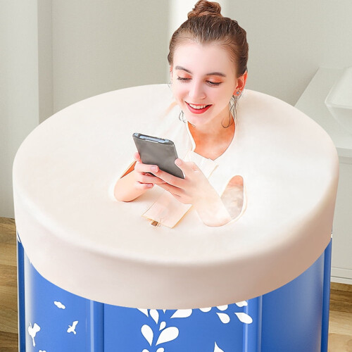 Portable Bathtub Cover Thermal Folding Lid 2 PCS 2