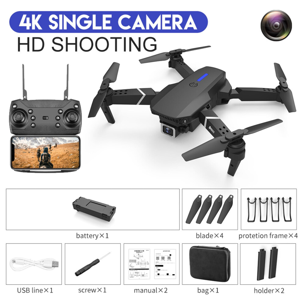 Kiplyki Ls-E525 Folding Drone Hd Dual-Camera Quadcopter 975221900708