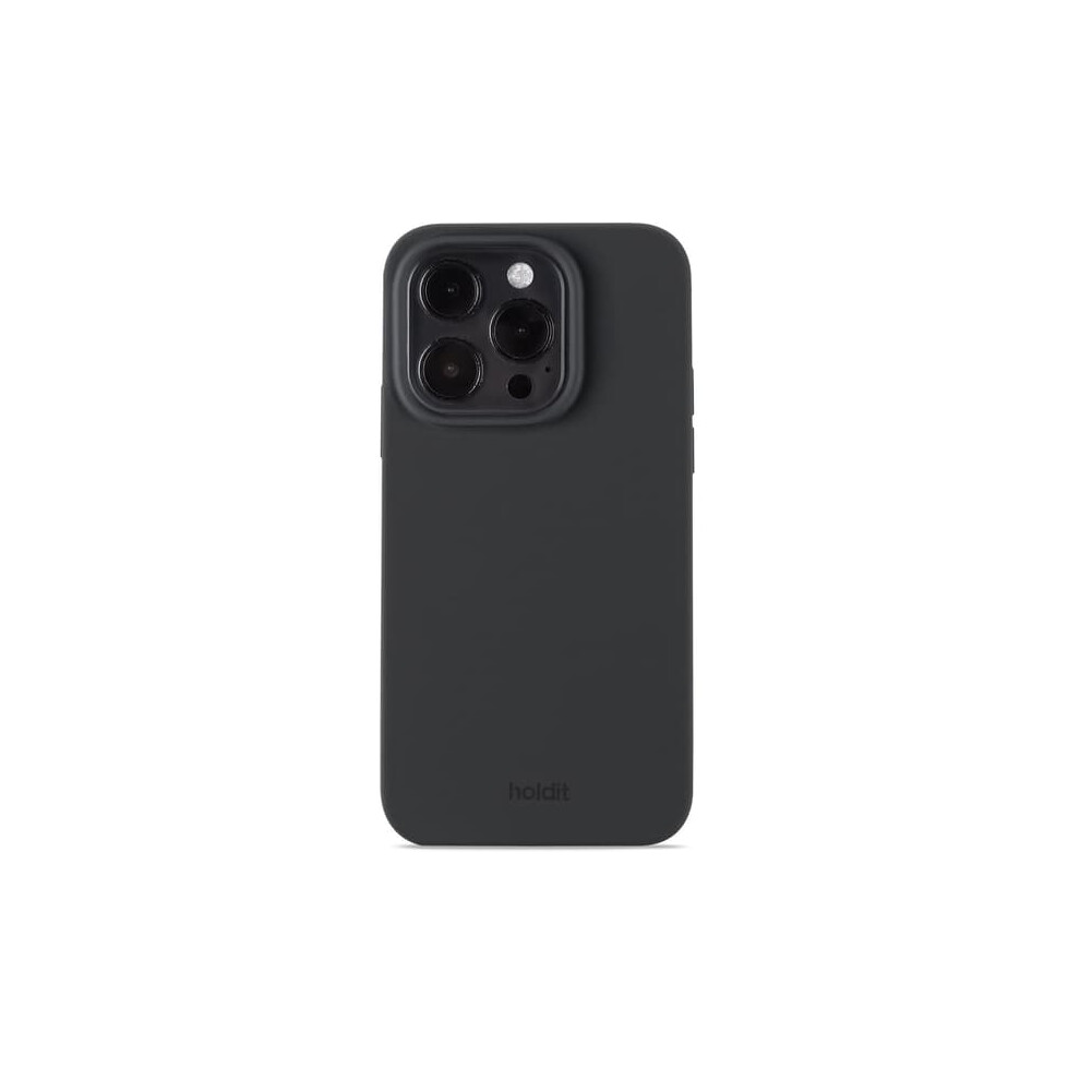 Iphone 15 Pro Silicone Mobile Cover Black 962125217698