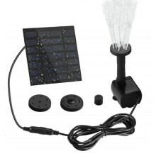 INF Solar-Powered Water Fountain with 4 Sprinkler Heads