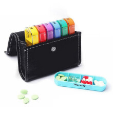 Medicine Box 28-Compartment Multicolor